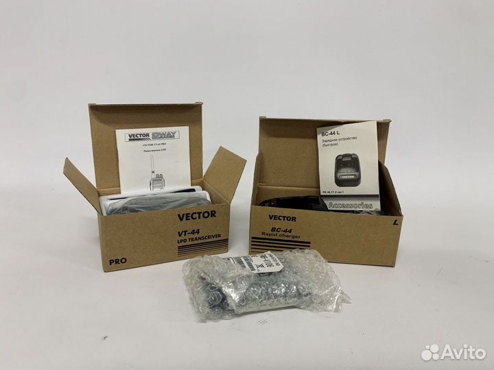 Новые рации vector VT-44 Pro (полный комплект)