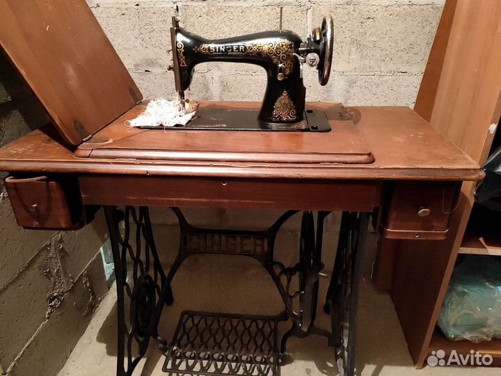 Швейная машинка зингер антикварная