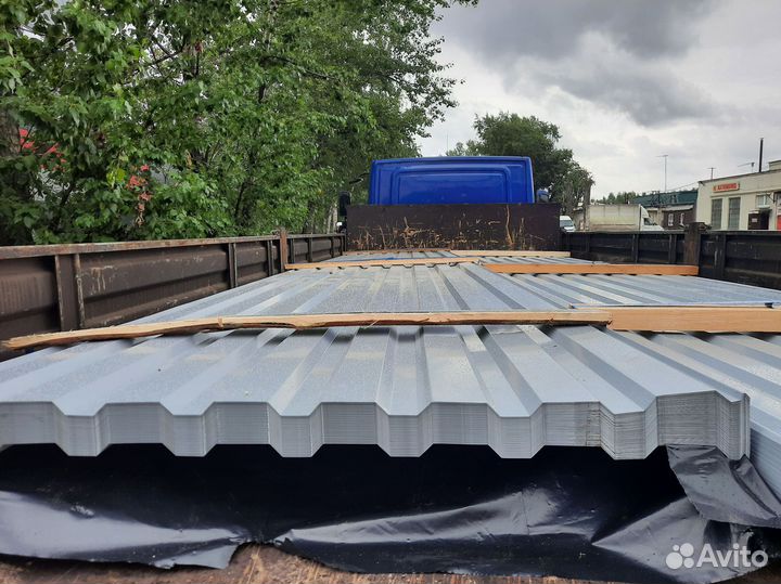 Профнастил оцинкованный окрашенный Н-57 0,8х750