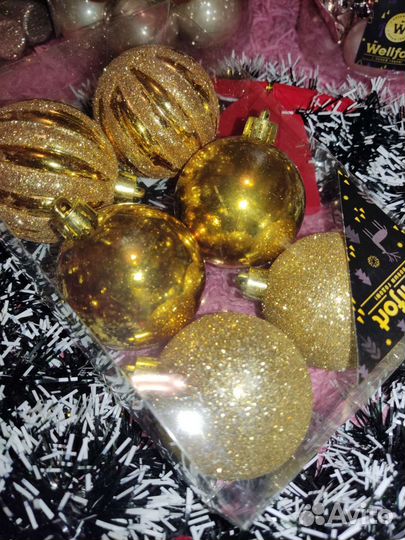 Набор шаров 6шт цвета разные