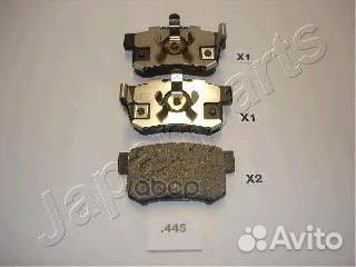 Колодки тормозные дисковые, комплект зад PP