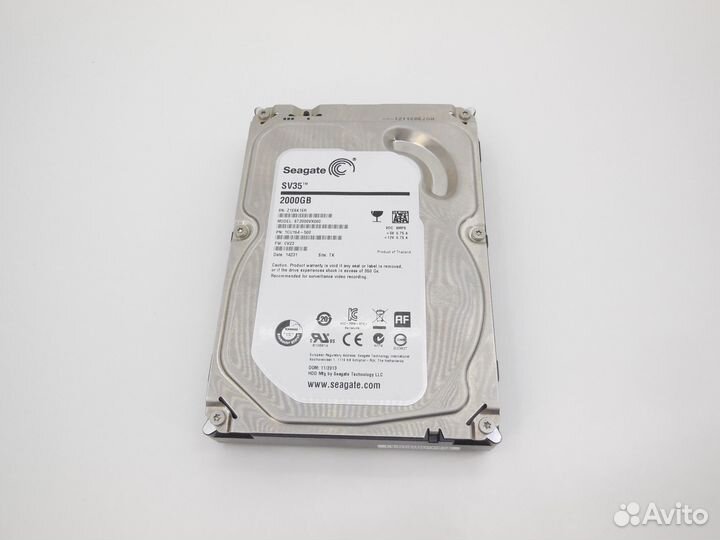 Жесткий диск 3.5 SATA 2TB Seagate SV35