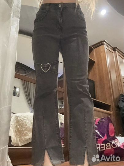 Джинсы y2k аниме