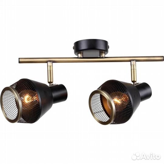Спот лофт 2 лампы Китай