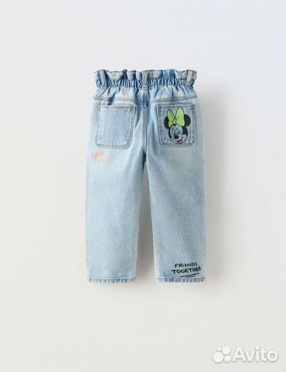 Джинсы Zara для девочки 92