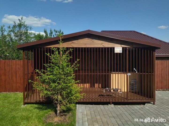 Вольер утепленный уличный для собак