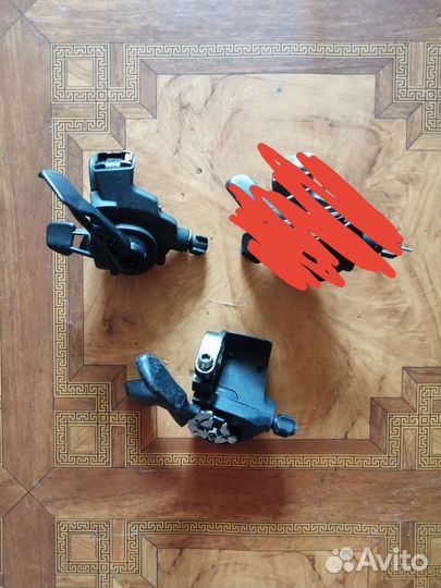 Манетка левая Sram x4, Alivio