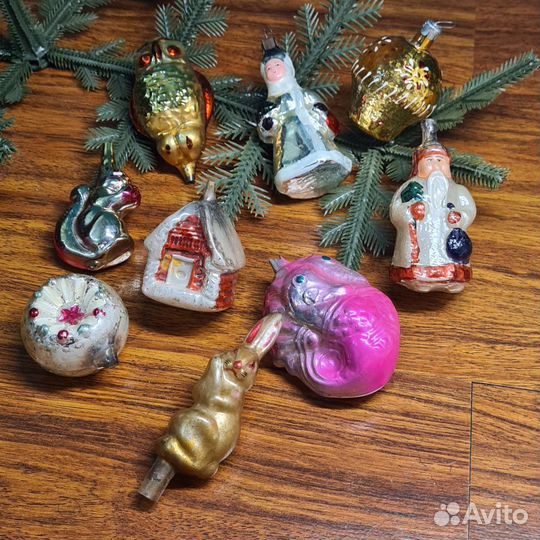Елочные игрушки СССР