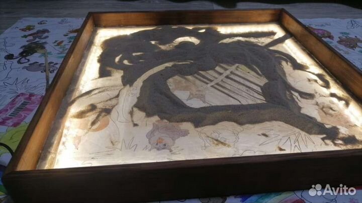 Пленшет для рисования песком 