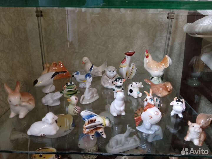 Анималистические фарфоровые фигурки