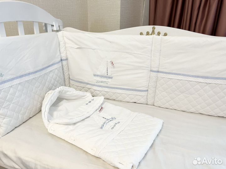 Бортики в детскую кроватку бу