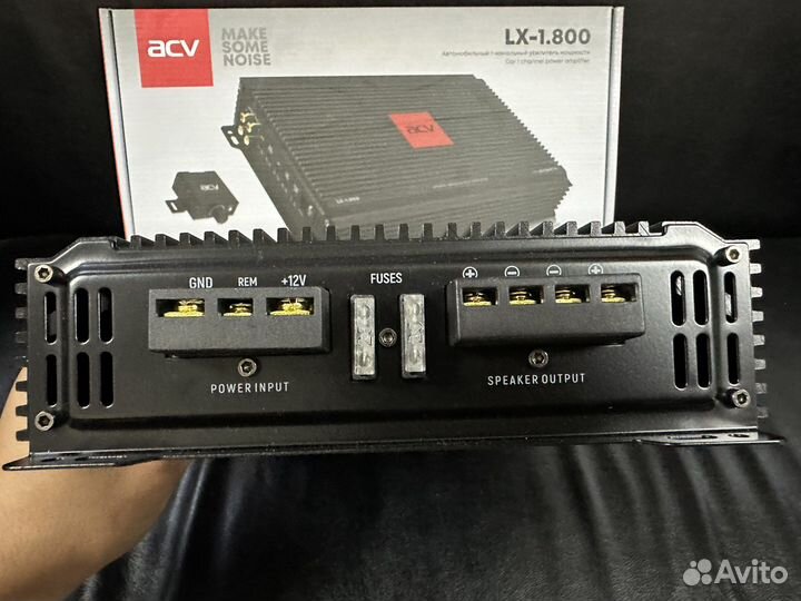Новый усилитель ACV LX-1.800 моноблок 800w max