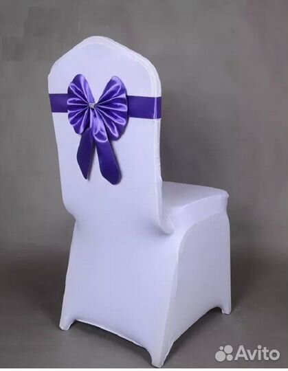 Чехлы свадебные на стулья, банты, юбки
