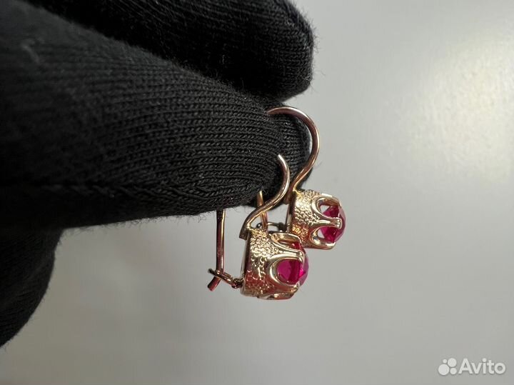 Золотые серьги 583 СССР