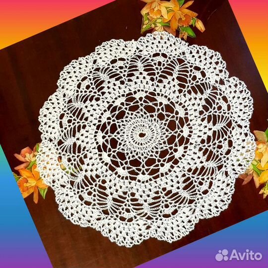 Салфетки ажурные для интерьера