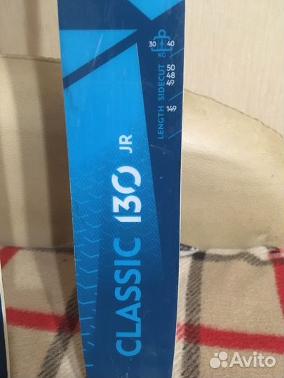 Детские беговые лыжи с креплениями