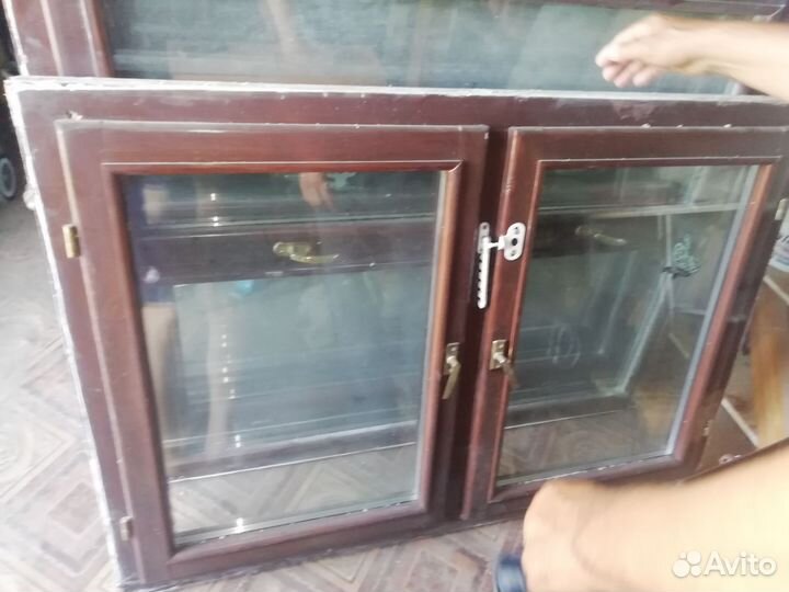 Деревянные окна со стеклопакетом бу