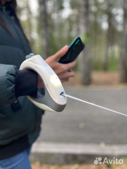 Поводок с фонариком