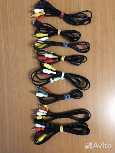 Кабель AV RCA разные (подробно в описании)