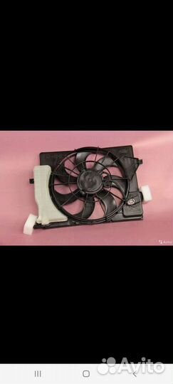 Вентилятор охлаждения hyundai solaris 2 Kia Rio 4