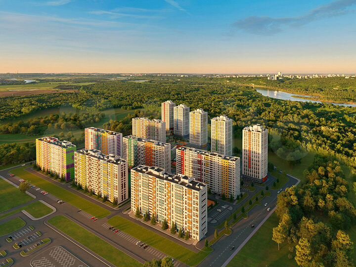 2-к. квартира, 71,6 м², 18/25 эт.