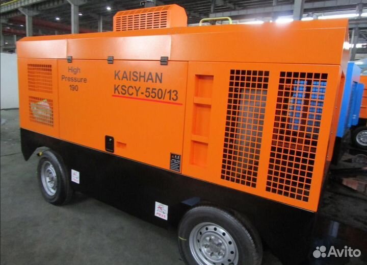 Винтовой дизельный компрессор 15 куб; 13 Бар