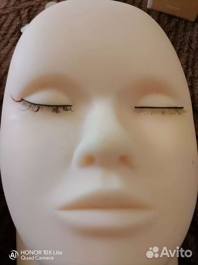 Манекен для наращивания ресниц