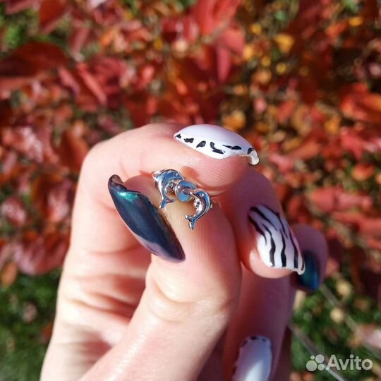 Серьги серебро