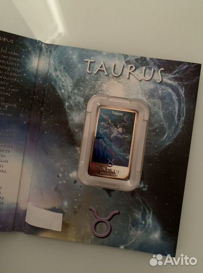 Подарочная монета Телец Знаки Зодиака