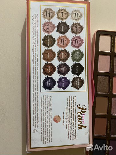 Too faced тени палетка, оригинал