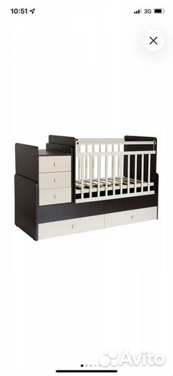 Детская кроватка трансформер