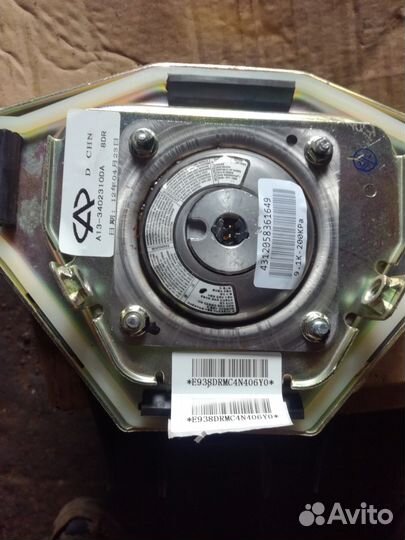 Подушка безопасности airbag Chery Bonus