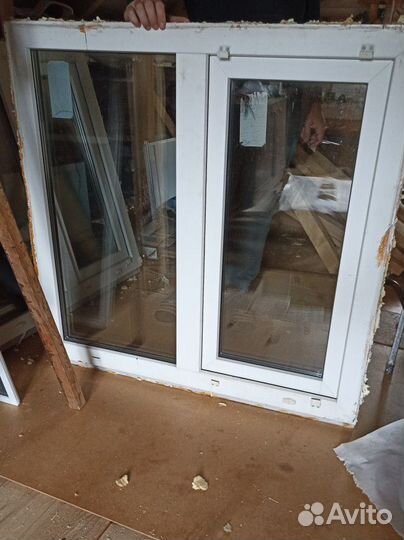 Окна пластиковые бу 2 шт