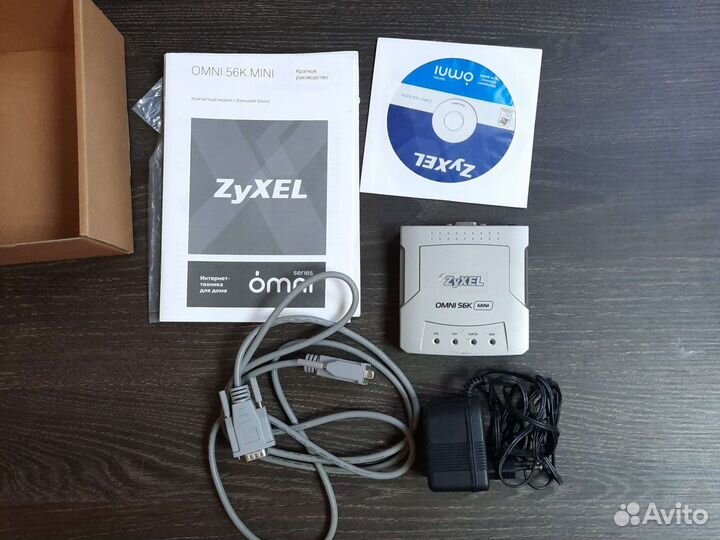 Модем zyxel omni 56K mini