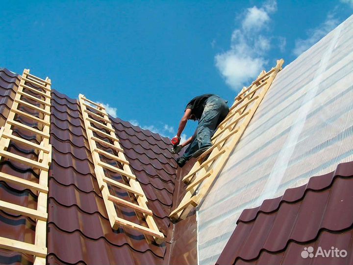 Ремонт замена кровли монтаж металлочерепицы