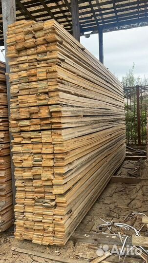 Доска обрезная 25х100х6000мм от производителя