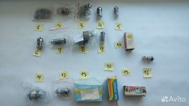 Радиолампы ин,гу, фэу,тпм, 6п и др