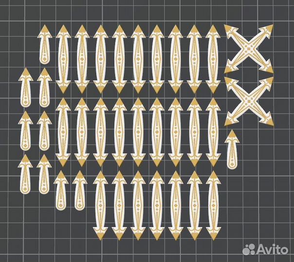 Стрелки для локаций карточный 