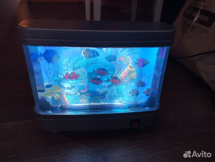 Ночник аквариум с рыбками