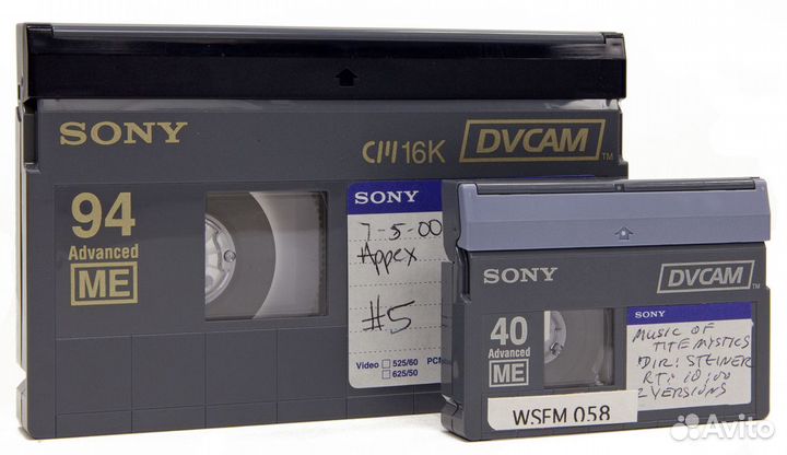 Оцифровка видеокассет VHS,VHS-C, miniDV, dvcam,HDV