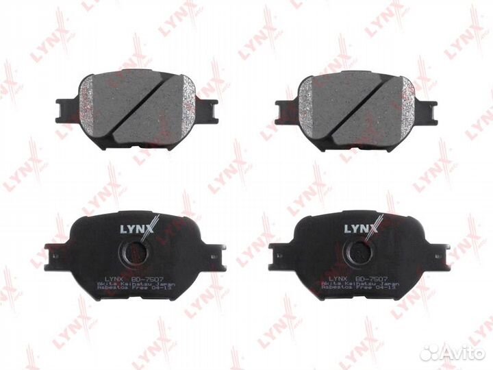 Колодки тормозные lynxauto BD7101