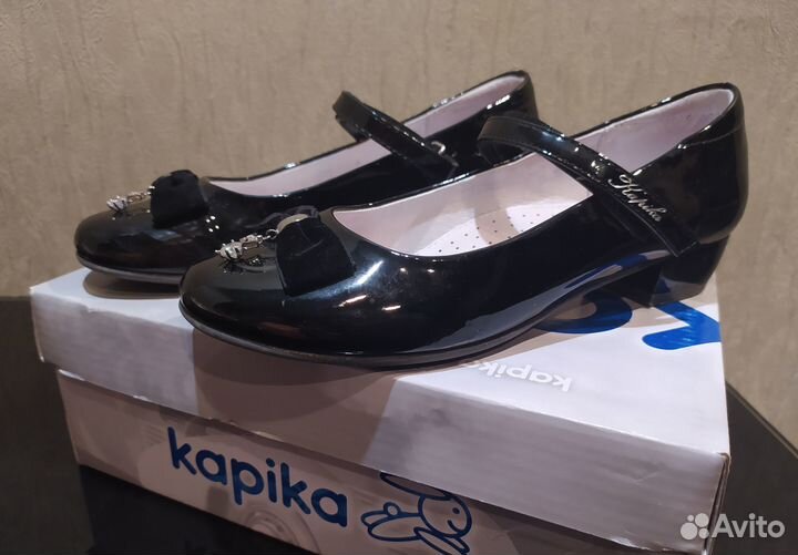 Туфли школьные для девочки Kapika