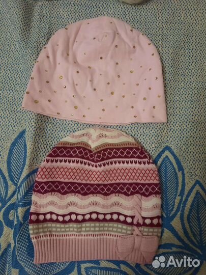 Шапки для девочки Benetton, HM на 6-8 лет