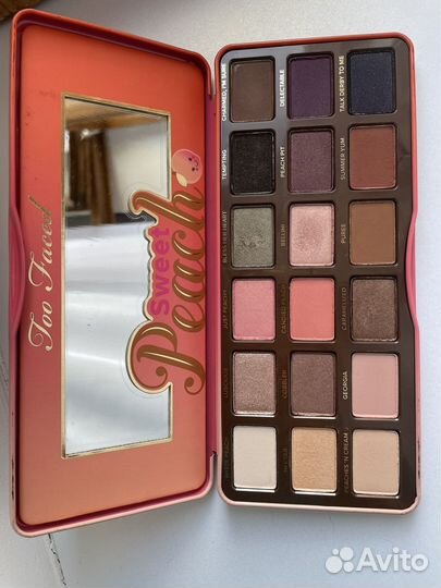 Палетки теней Too faced, urban decay