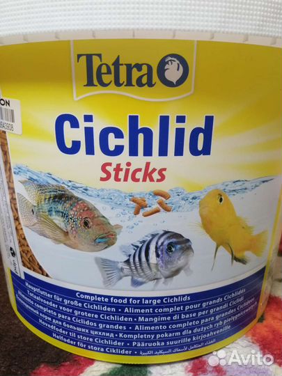 Корм для цихлид, рыб tetra