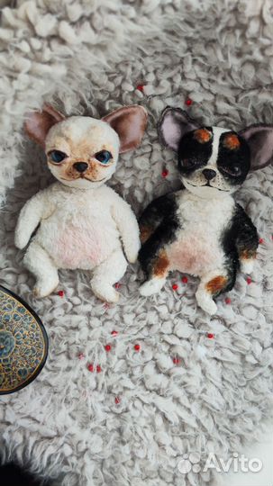 Тедди собака ручная работа