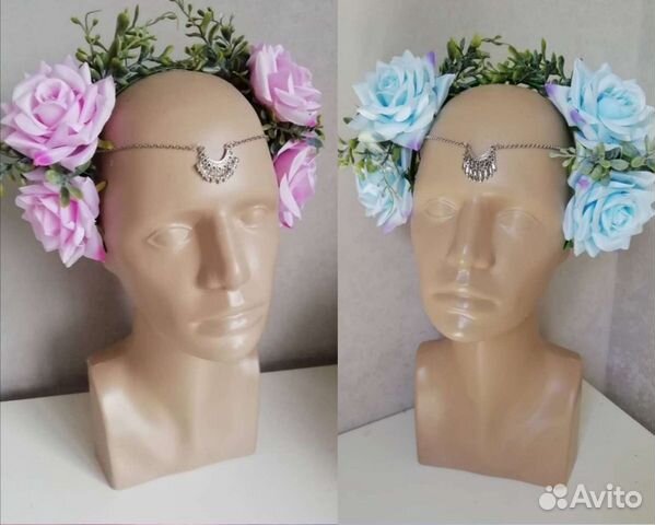 Ободок с цветами