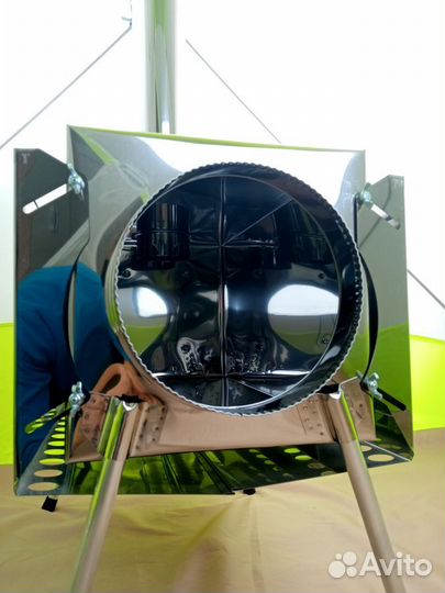 Дровяная печь Средняя на 30 л. c экранами с трех с