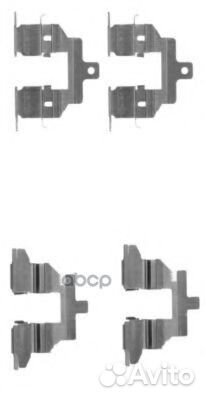 Противоскрипные пластины тормозных колодок задн