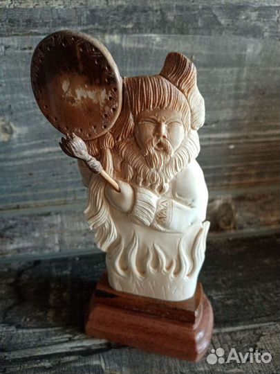 Статуэтки,Фигурки Шаман из Бивня Мамонта